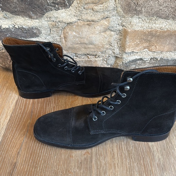Polo Ralph Lauren # preppy men’s suede black boots sz 11 Daley price firm!